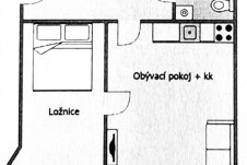 Prodej bytu / ateliéru 2+kk, 50,3 m, Karlín  ulice Březinova