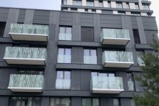 Pronájem bytu 1+kk + garážové stání, 37 m2 v 6.patře  v rezidenci Garden Towers, Praha 3