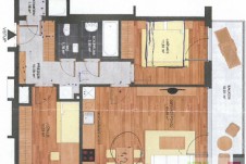 Pronájem bytu  3+kk,  65 m2 + terasa 10 m2  + garážové stání , Mazurská , Praha 8 - Troja